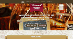 Desktop Screenshot of bismarck-contor.de